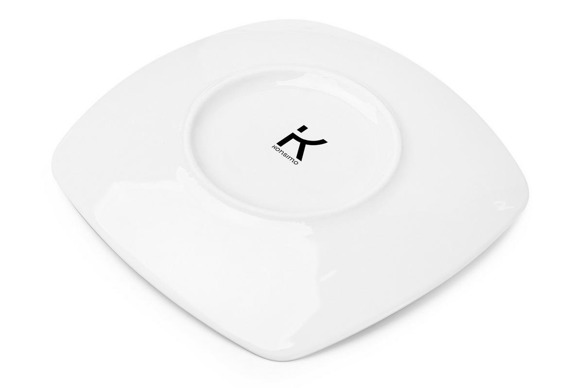 KOMBISERVICE CARLINA 6-Personen 30-tlg - Weiß, Keramik (25.5/2/25.5cm) - KONSIMO®
