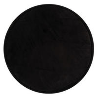 KINDERTEPPICH Schwarz Ø 160 cm - Schwarz, Kunststoff (160/160cm) - TT Home