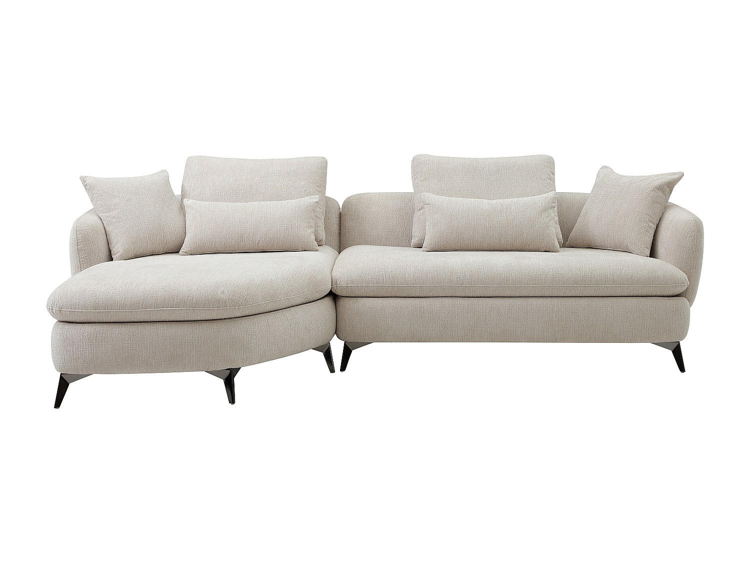 Vente-Unique Sofa Beige 280x92x160 cm