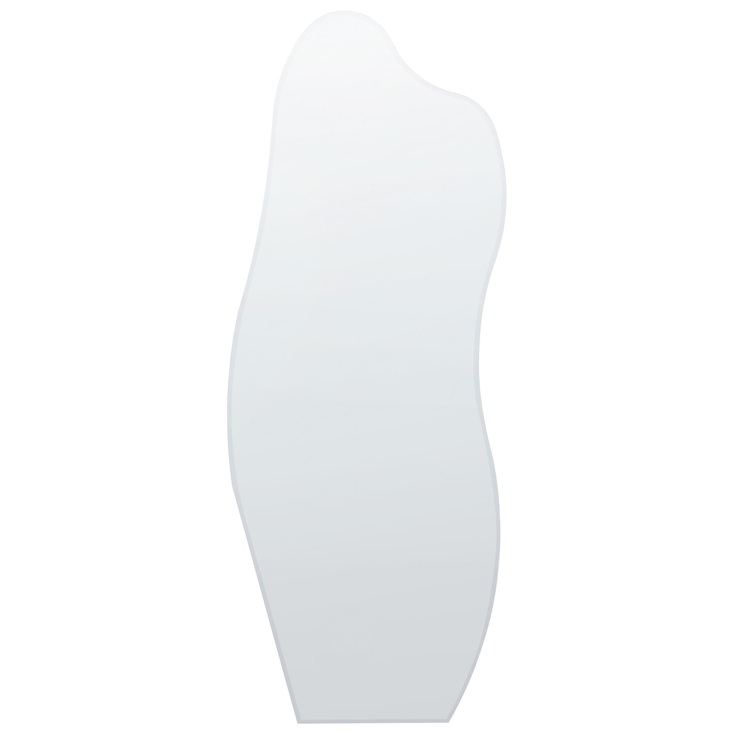 WANDSPIEGEL 50/140 cm Silber Estang - Silberfarben, Glas (50/140/2cm) - Beliani