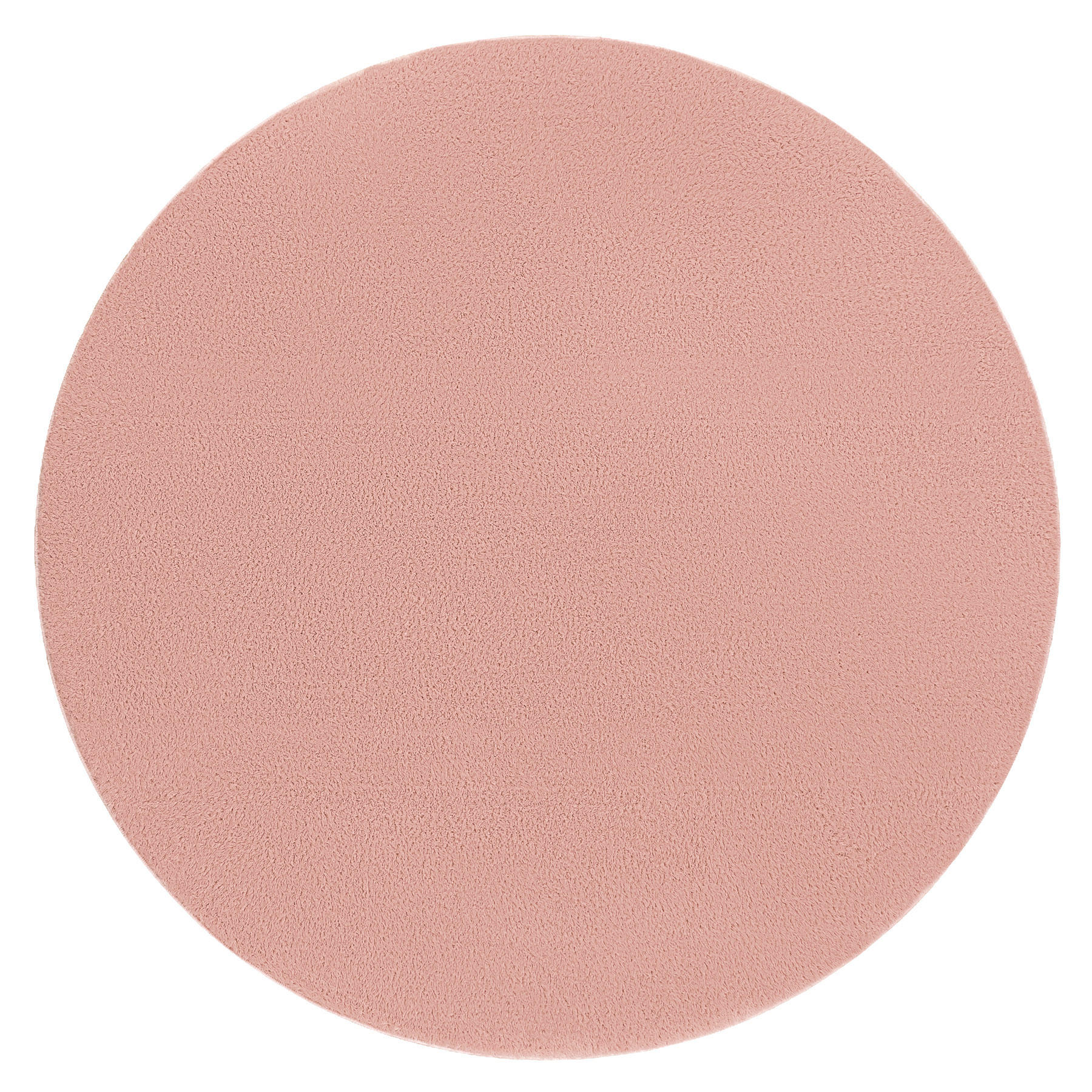 Thumbnail - rugsX Teppich, Pink, Textil, Rund, 60x60 cm, Teppiche & Böden, Teppiche