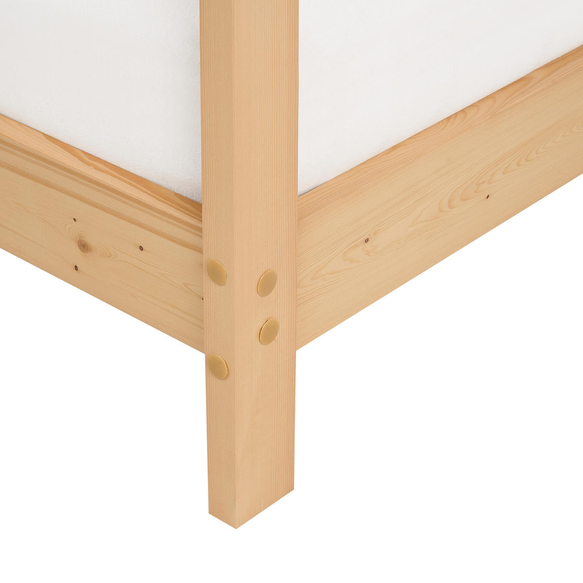 KINDER-HAUSBETT Heller Holzfarbton 90-200 cm Orlu - Eschefarben, Holz (90/200cm) - Beliani