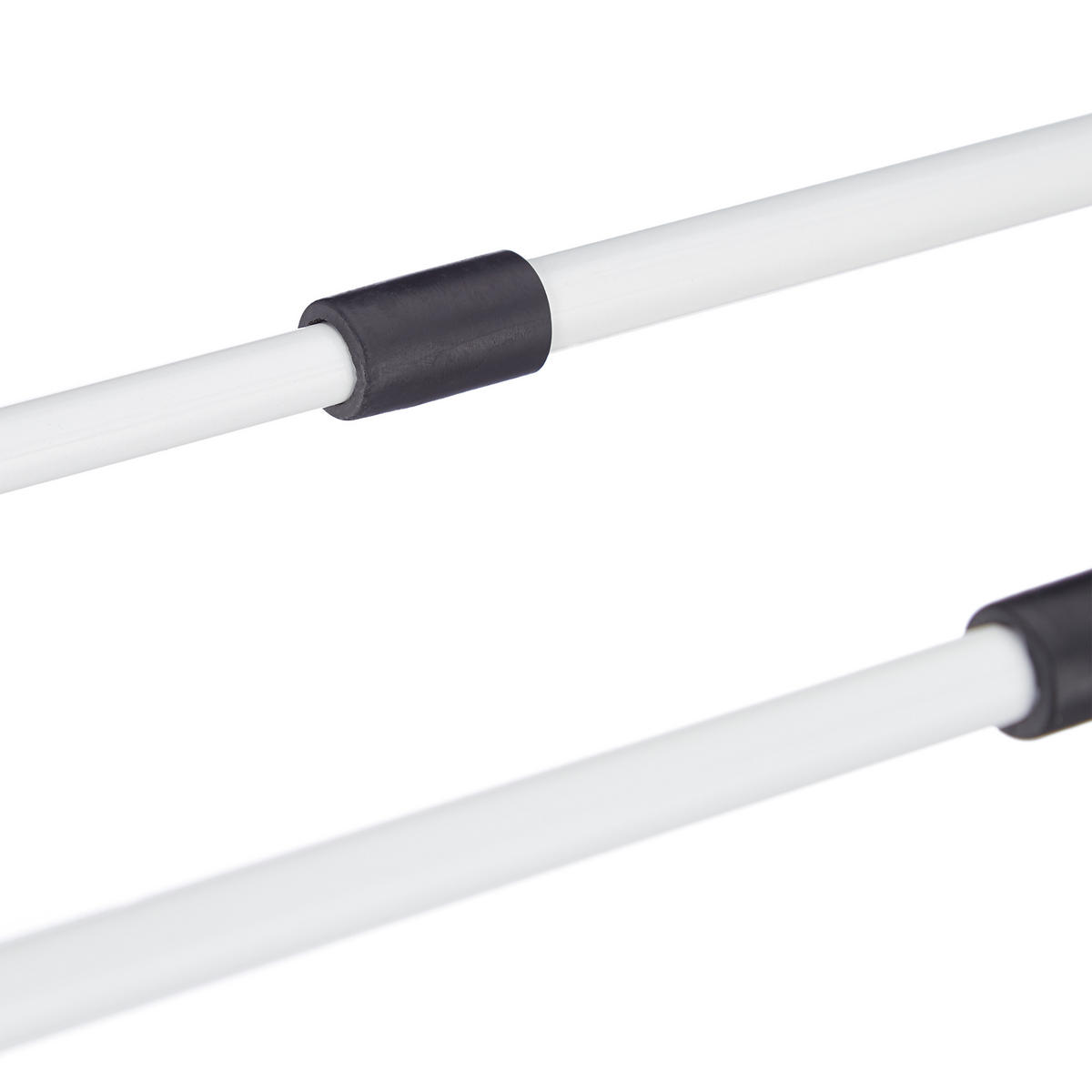 STOJAN na prádlo - biela, kov/plast (74/106/38cm) - Relaxdays