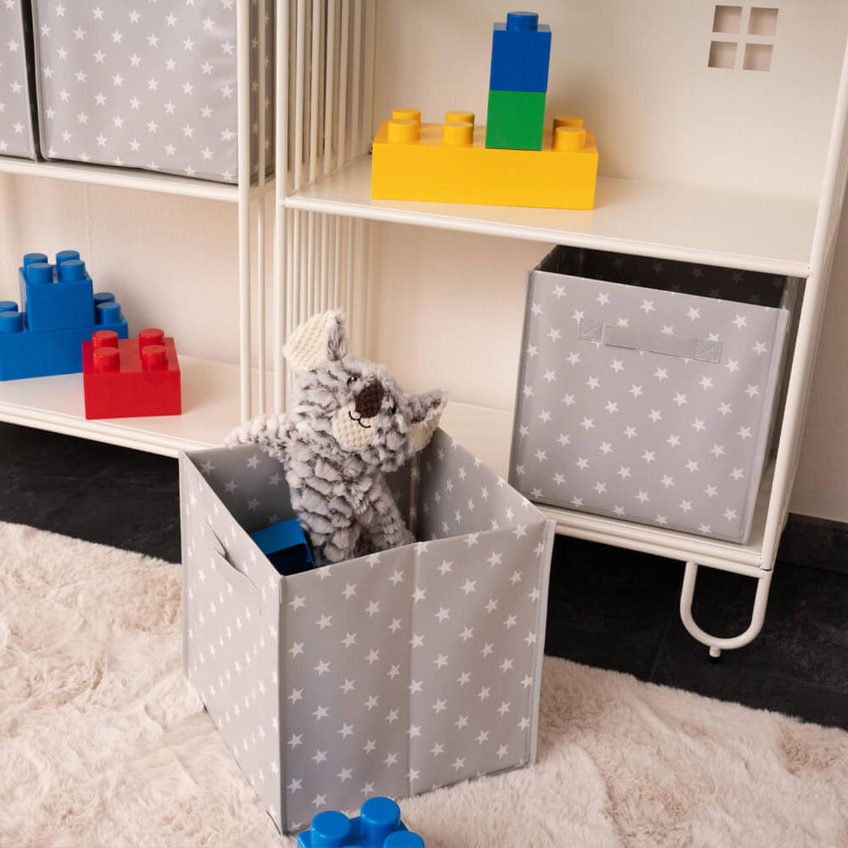 KINDERREGAL TODO - Farbe: Weiß,Größe: M - Weiß, Metall (61/134/28cm) - Home Deluxe