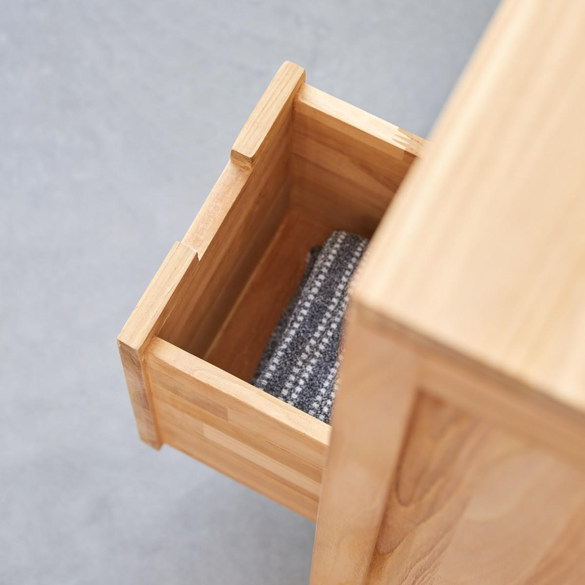 WASCHTISCHUNTERSCHRANK Serena Natur aus Teak - Naturfarben, Holz (100/78/55cm) - Tikamoon