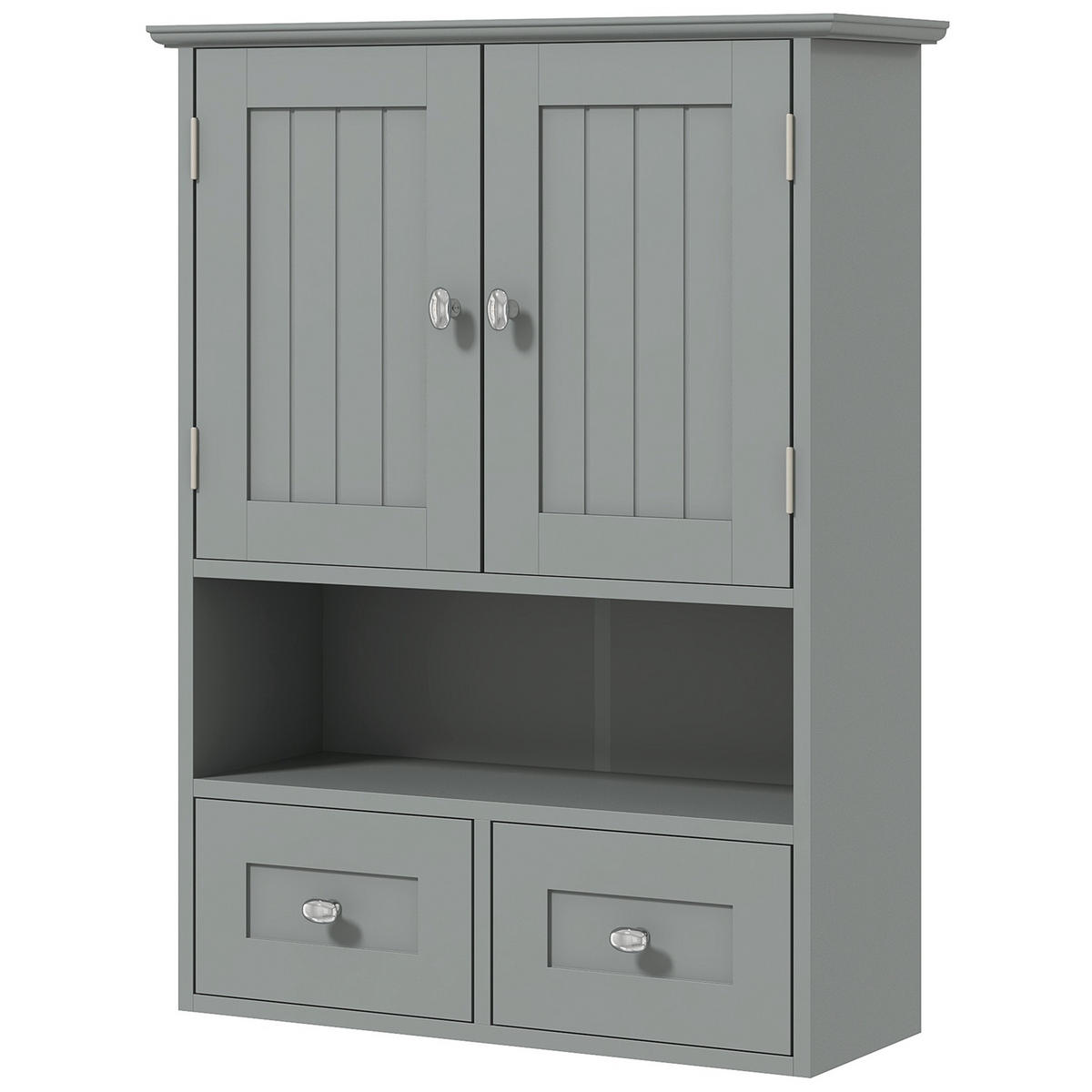 HÄNGESCHRANK Grau 1 Stück - Grau, Kunststoff (50.8/66/17.8cm) - GiPP