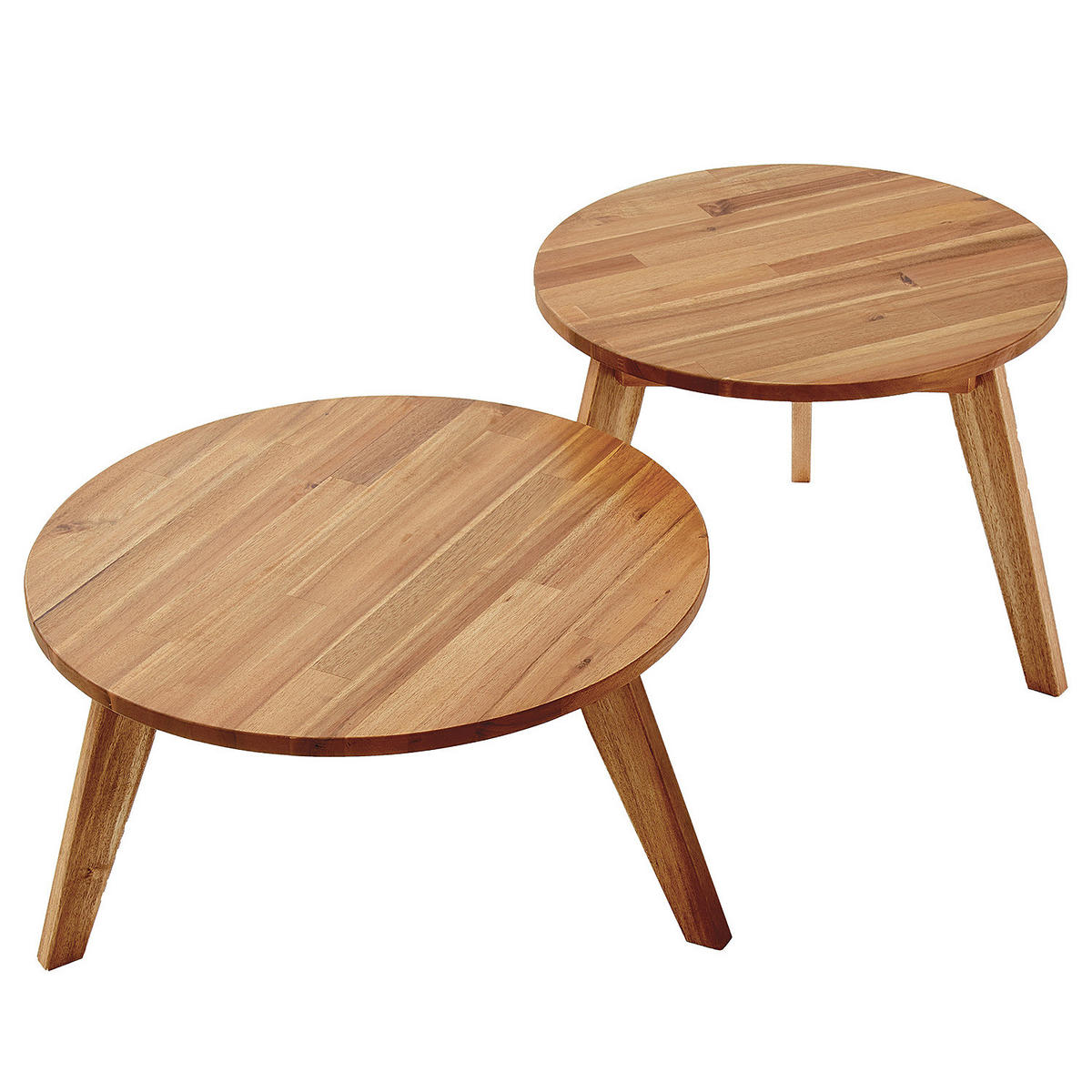 BEISTELLTISCH Rope Island - Braun, Holz (50/50/38cm) - BUTLERS