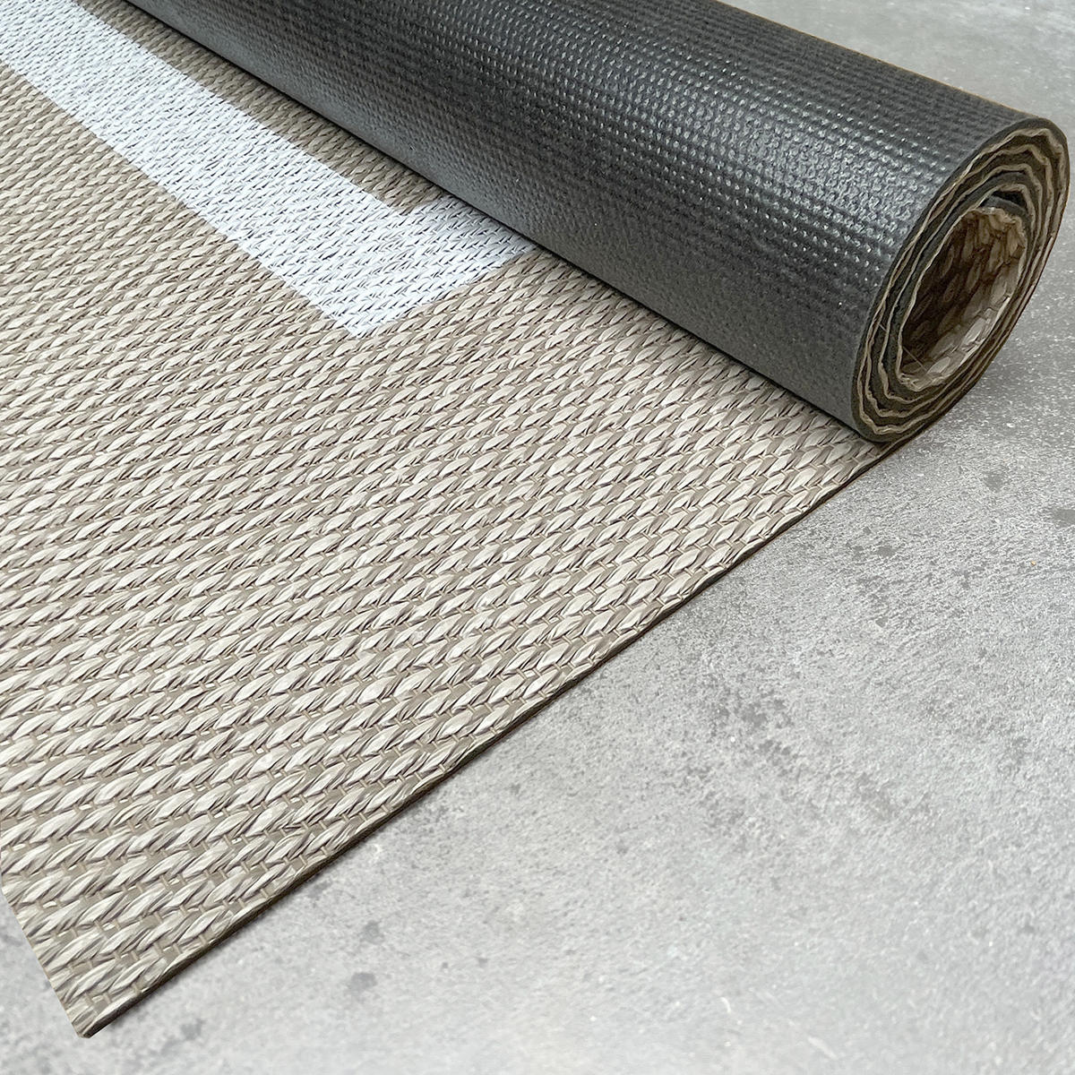 TEPPICH Premium en Vinyle Weißes Rechteck 80x150 cm - Weiß, Kunststoff (80/150cm) - STORESDECO