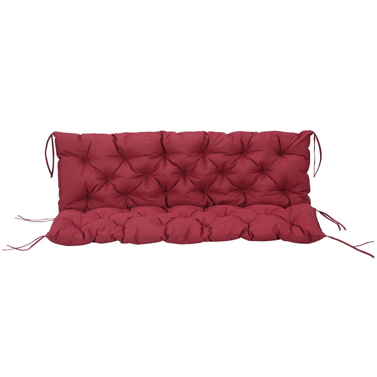 BANKAUFLAGE 150/98/8 cm - Rot, Textil (98/8/150cm) - PANGIVO