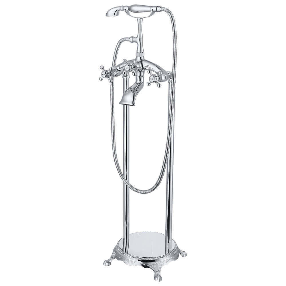 STANDARMATUR RETRO - Silberfarben, Metall (25/100/25cm) - Home Deluxe