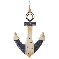 DEKO ANKER - Blau, Holz (3/55/40cm) - J-Line
