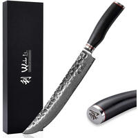 TRANCHIERMESSER 25 cm - Schwarz, Holz/Metall (39cm) - Wakoli