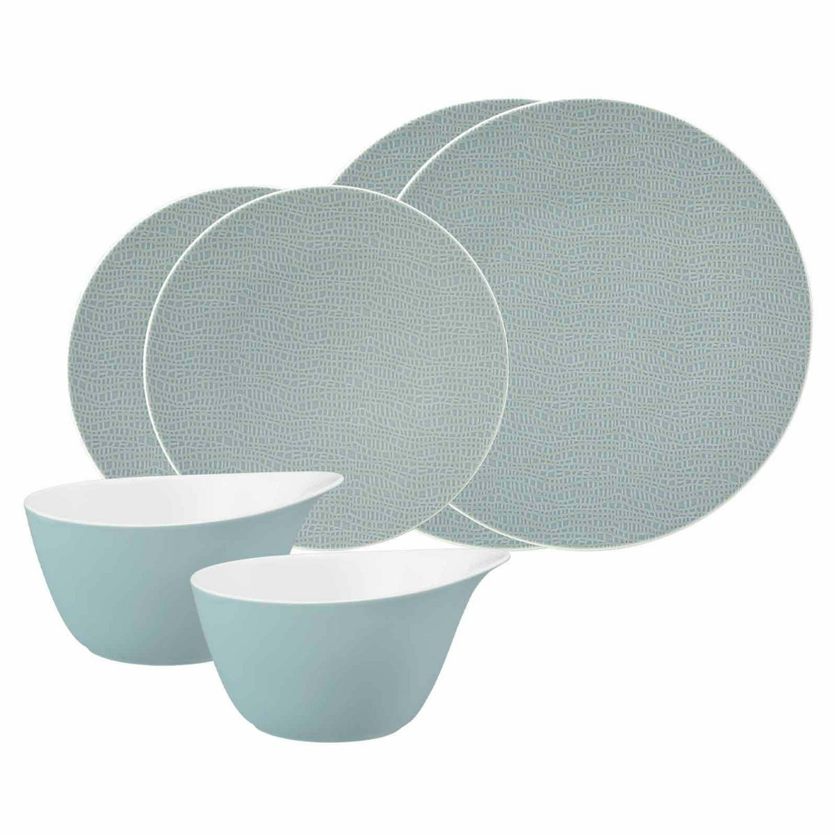 BASIC-SET Life Fashion Green Chic 6er Set - Grün, Keramik (1/1/1cm) - Seltmann Weiden