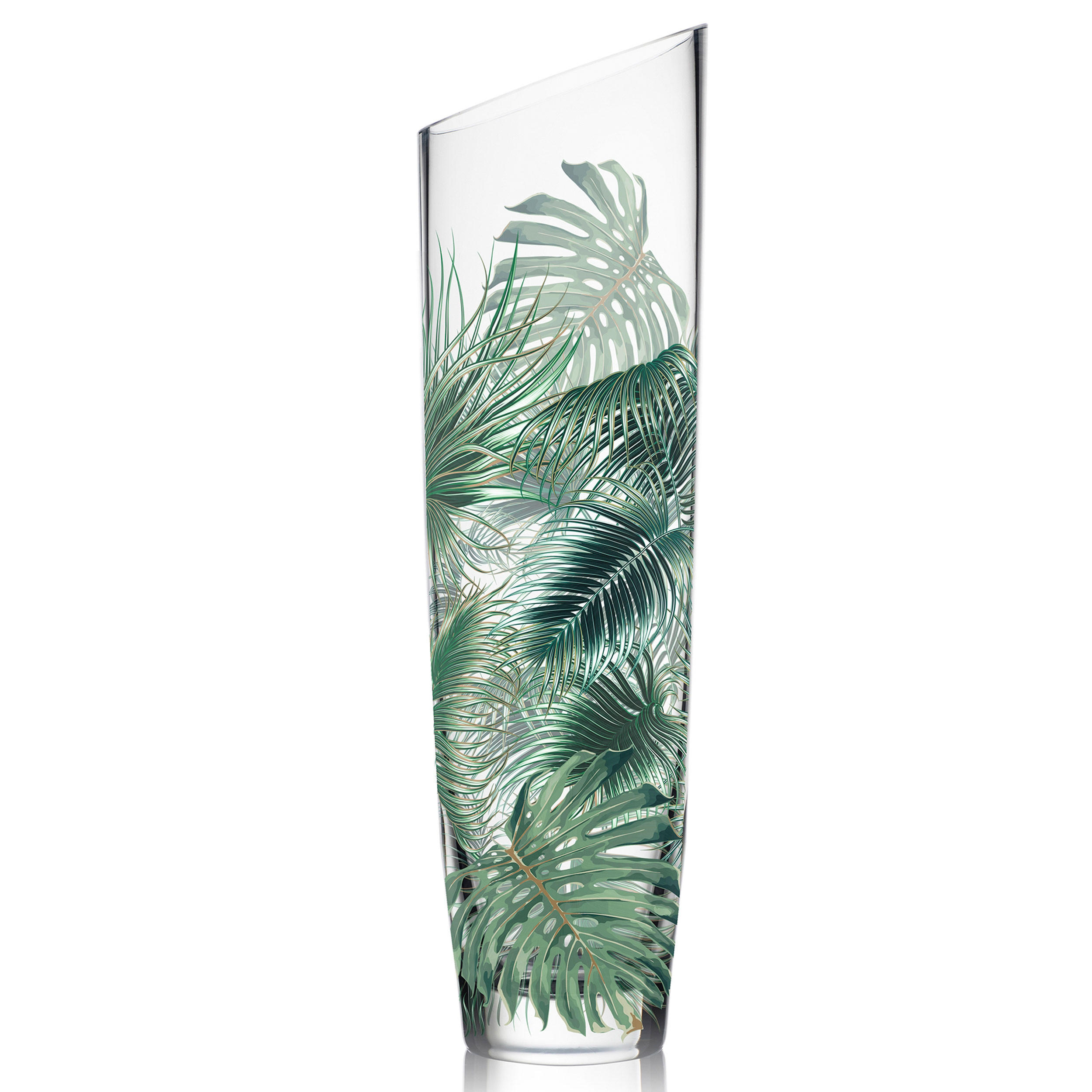 VASE Livia, Glas, Bunt, 70 cm - Multicolor, Glas (70cm) - Goebel