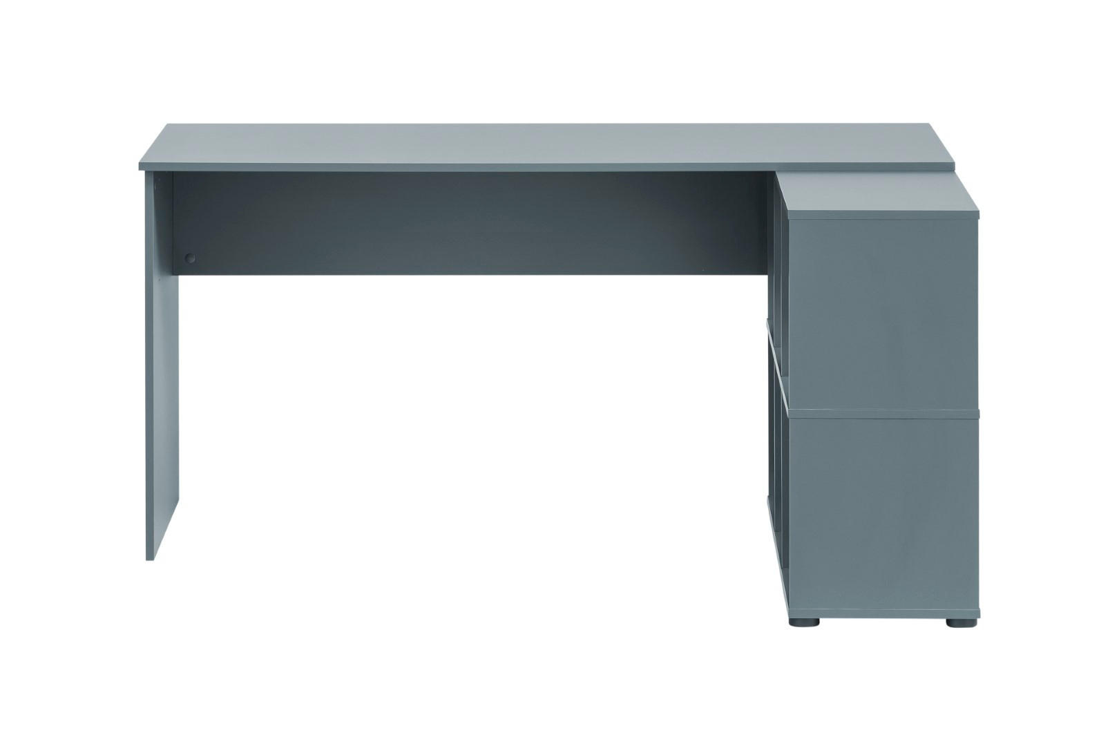 ECKSCHREIBTISCH Jaguar 73,6x150x121,6 cm 6 Fächern Blau - Blau, Holz (121.6/150/73.6cm) - PROREGAL