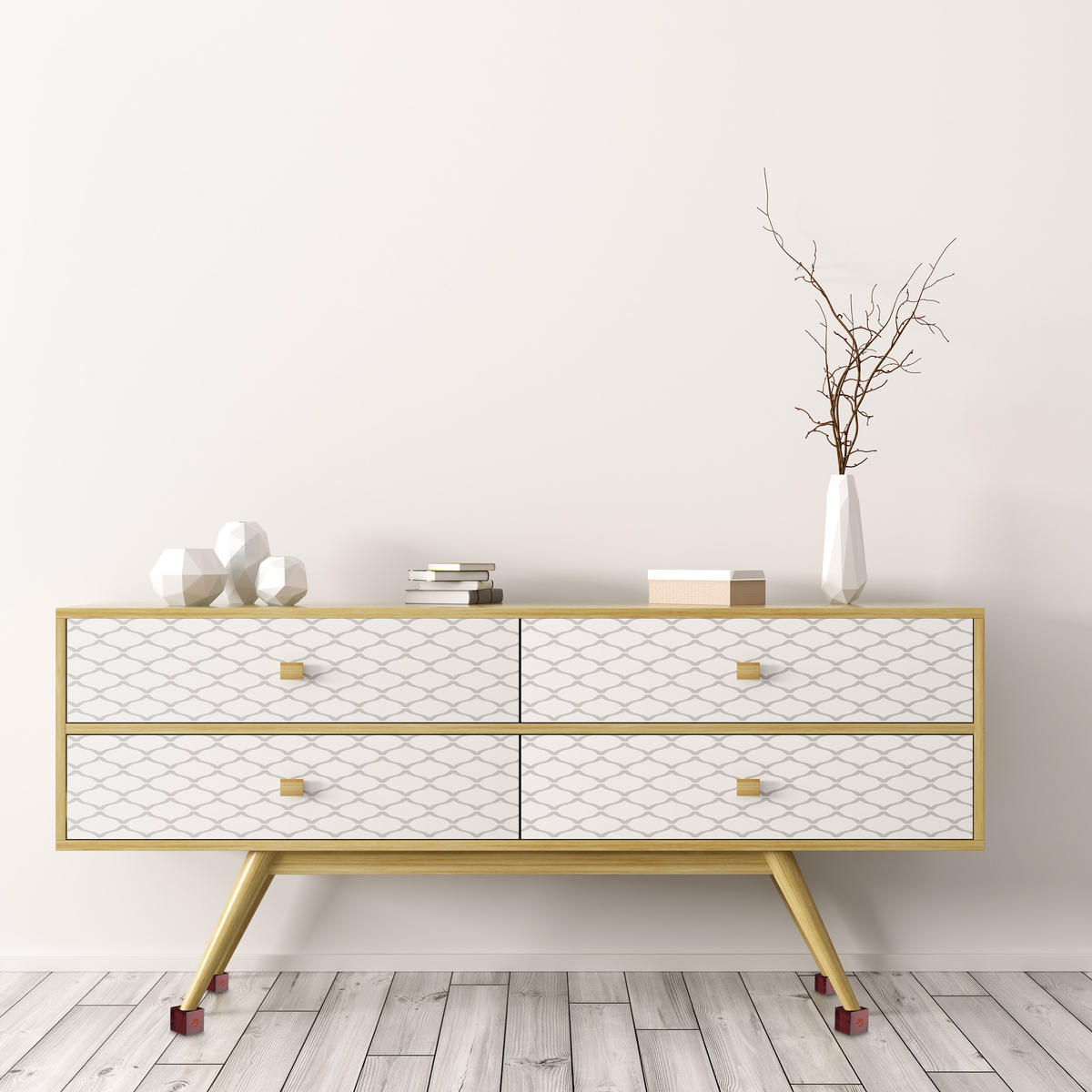 MÖBELERHÖHUNG - Dunkelrot, Holz (9.4/9.4/9.4cm) - Relaxdays