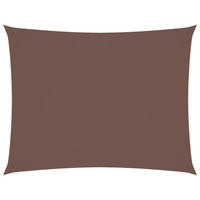 SONNENSEGEL Oxford-Gewebe Rechteckig 2,5x3,5 m Braun - Braun, Textil (350/250cm) - furnicato