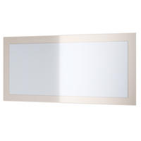 SPIEGEL Lima Sandgrau Hochglanz - Sandfarben, Holzwerkstoff (89/45/2cm) - Vladon