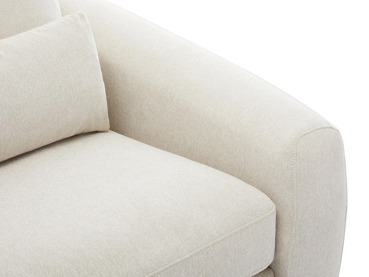 SOFA 3-Sitzer - Stoff - Beige - GUSANA - Beige, Textil (233/91/110cm) - Vente-Unique