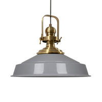 PENDELLEUCHTE Asletl 41/38 cm - Grau, Metall (38/41/160cm) - Bamyum