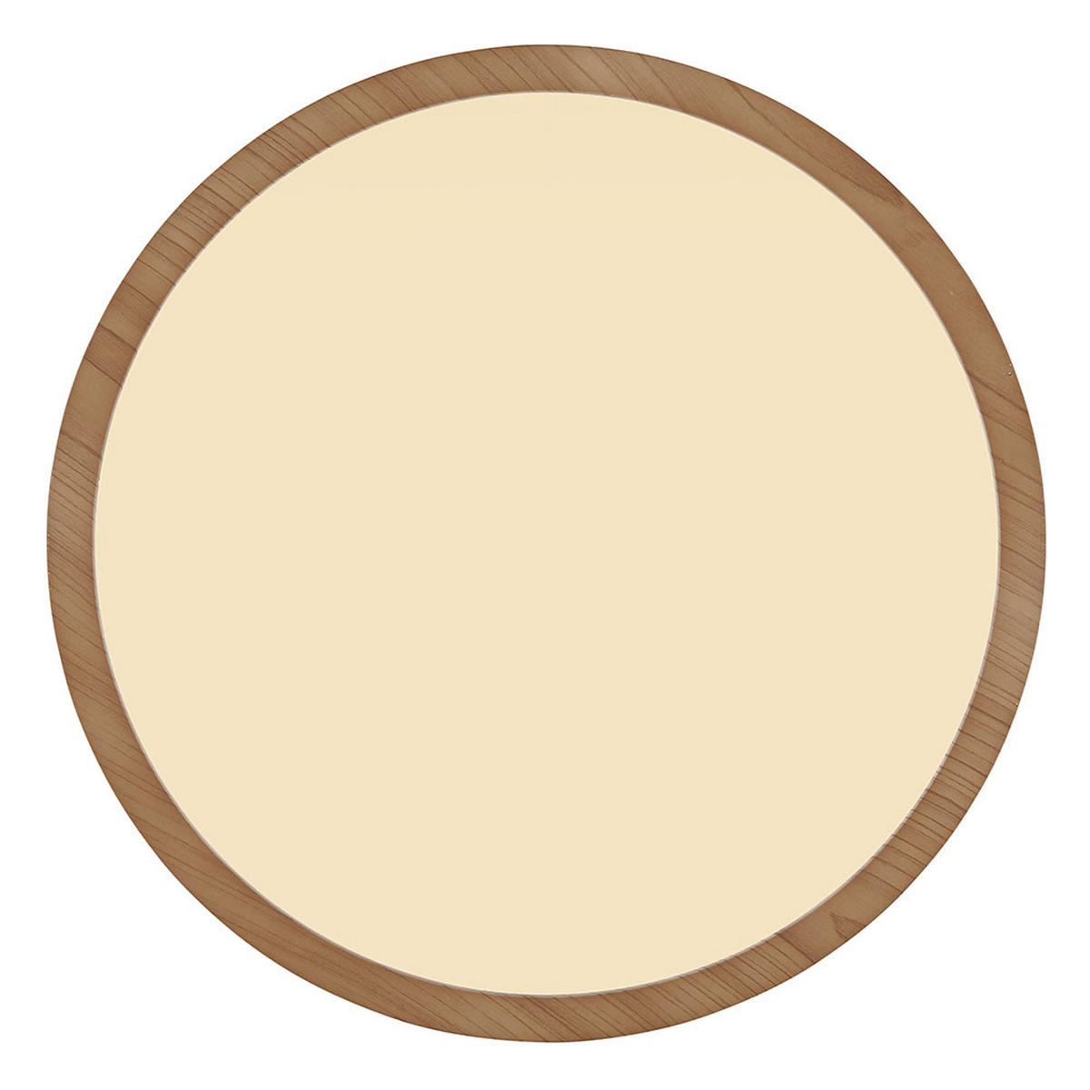 LED DECKENLEUCHTE Holzoptik Braun - Braun, Kunststoff (29.4/29.4/2.5cm) - Globo Lighting