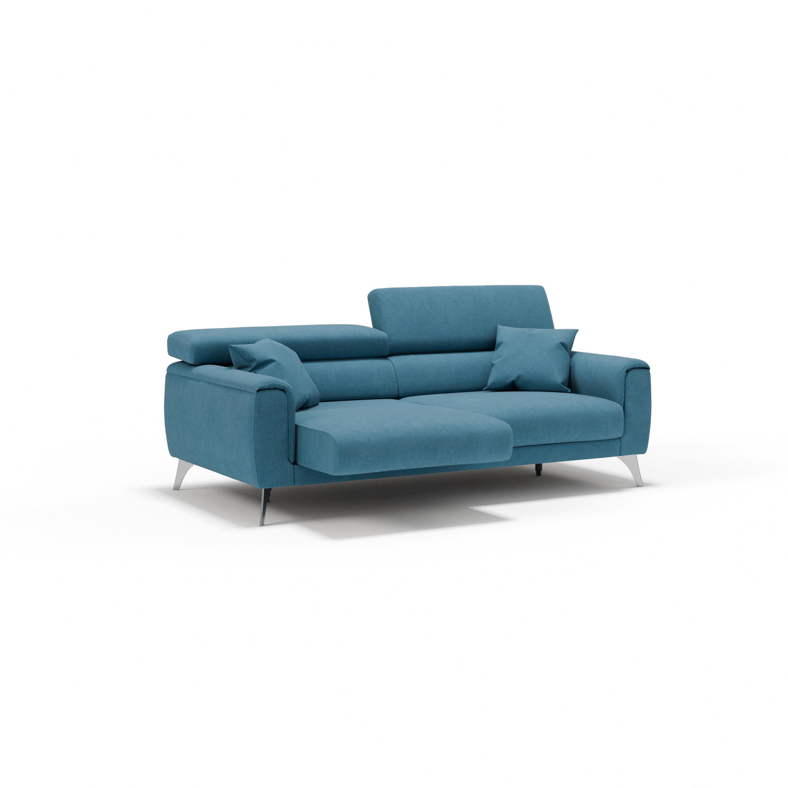 LINEARSOFA Caravaggio - Türkis, Textil (199/73/102cm) - Divani.store