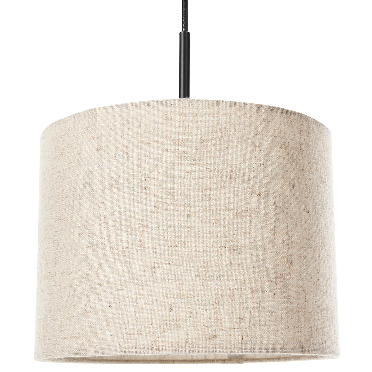 HÄNGELEUCHTE Beige Parguaza - Beige, Textil (42/42/125cm) - Beliani