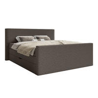 BOXSPRINGBETT Velipoja Premium 140x200 cm, Braun - Braun, Textil (140/200cm) - Fedve