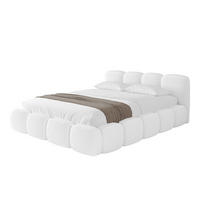 POLSTERBETT mit Bettkasten und Lattenrost, Bett mit Matratze H3/H4 - KALA-v1 120x200 Weiß - Weiß, Holzwerkstoff/Textil (120/200cm) - ALTDECOR