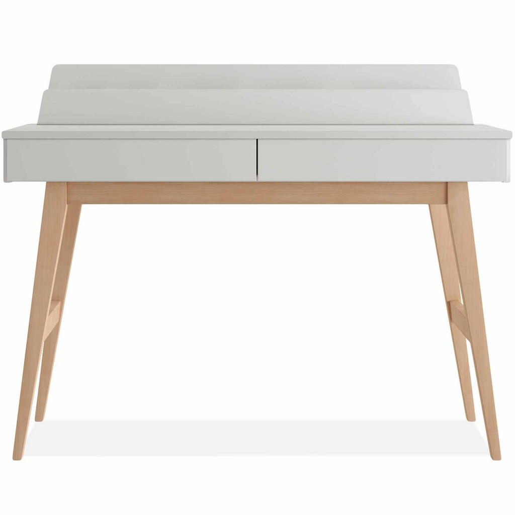 Thumbnail - Konsimo® Schreibtisch-Organizer, Weiß, Holzwerkstoff, 113x15x16 cm, Arbeitszimmer, Schreibtische, Bürotische