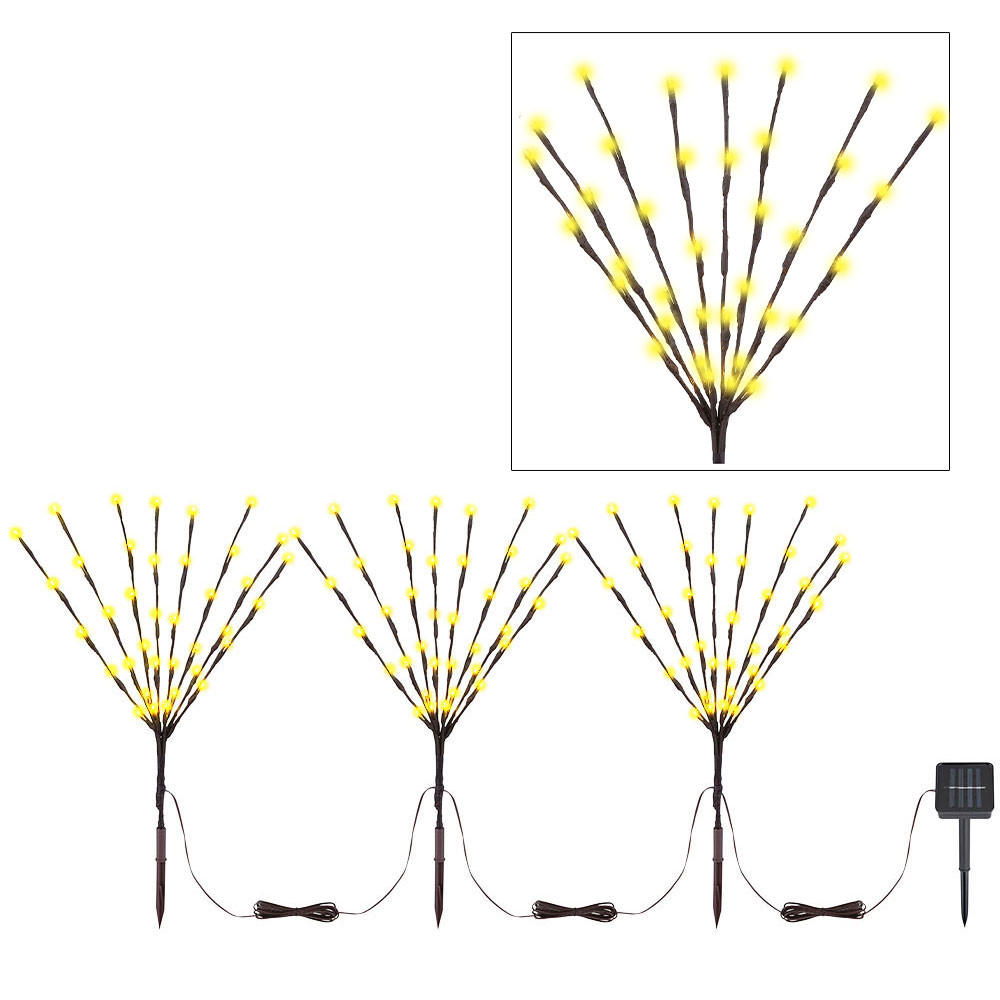 LED AUSSENLEUCHTE Braun Satiniert Erdspieß - Braun, Kunststoff (900/3/62cm) - Globo Lighting
