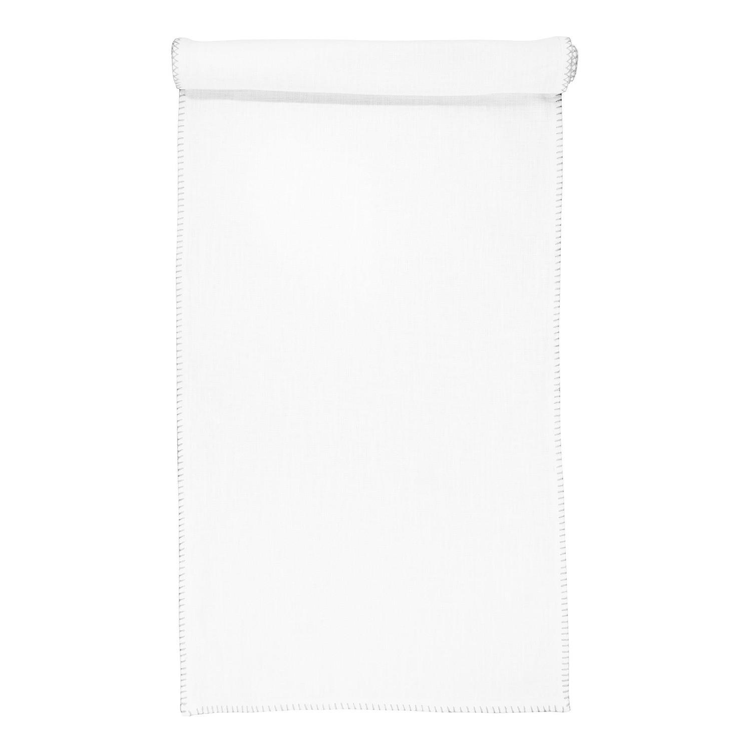 TISCHLÄUFER (6er Set) Finca - Weiß, Textil (50/160cm) - BUTLERS