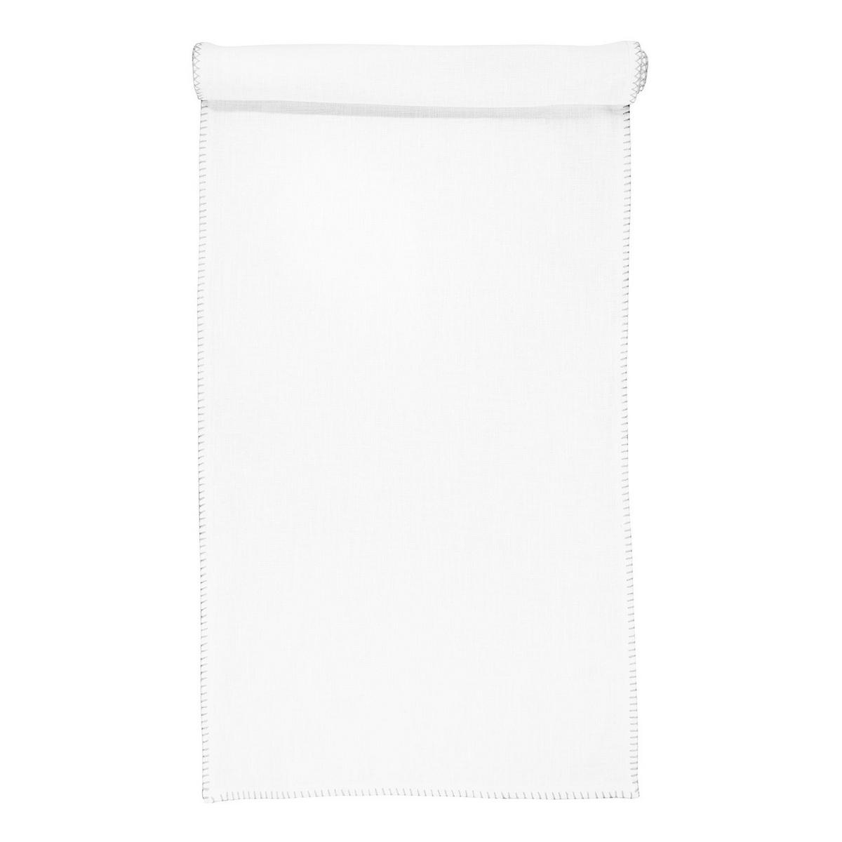 TISCHLÄUFER Finca - Weiß, Textil (50/160cm) - BUTLERS