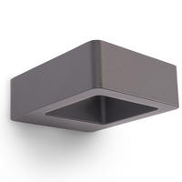 AUSSENLEUCHTE Crawa - Anthrazit, Metall (14.5/12/4.5cm) - Paco Home