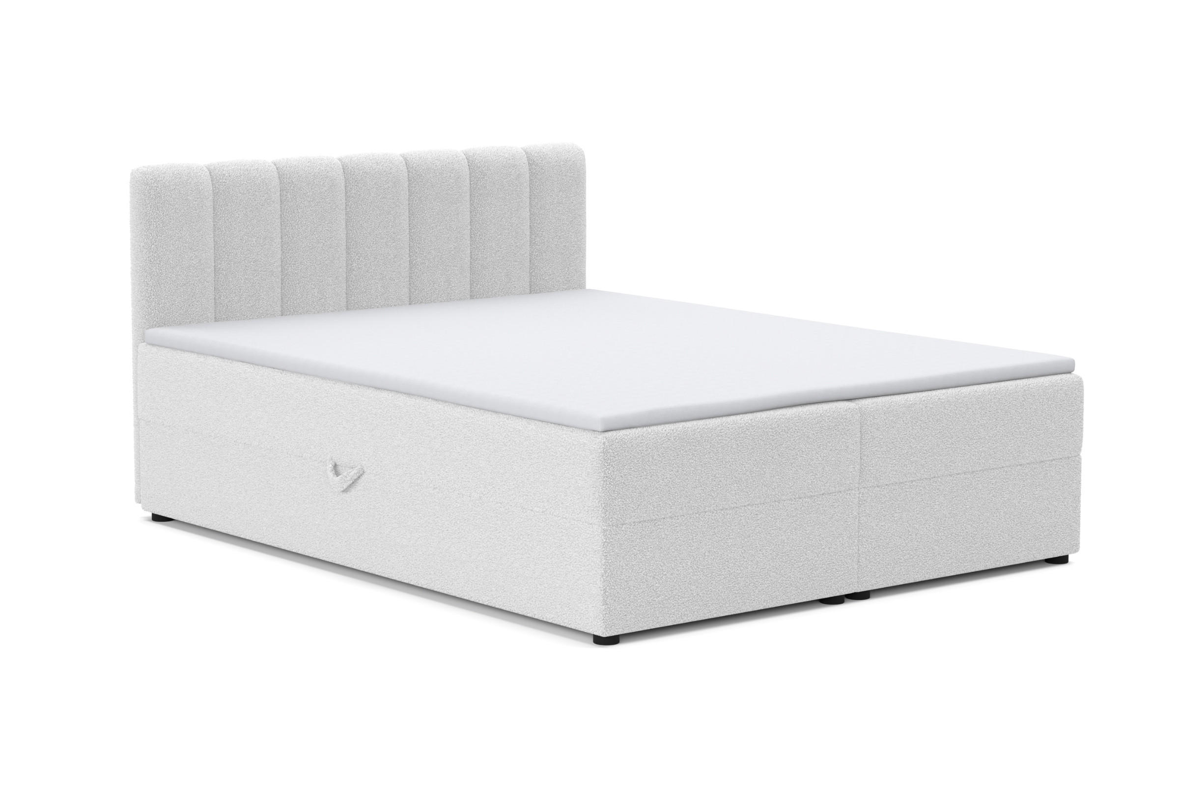 Deine Möbel 24 Boxbett Weiß 160x200 cm