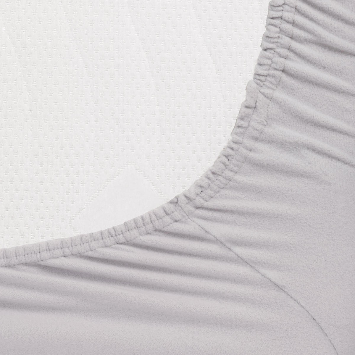 SPANNBETTLAKEN-TEDDY Warmes Winter Bettlaken 180x200 cm, Kuscheliges Teddy Laken Silber - Silberfarben, Textil (180/200cm) - Carpe Sonno