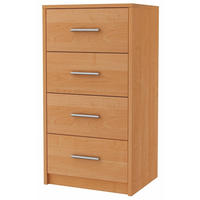 KOMMODE Bodo 4S Erle 40/35/75 cm - Erlefarben, Holzwerkstoff (40/75/35cm) - Matkam Möbel