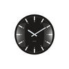 WANDUHR Realista Dome Schwarz 35/4.5/35 cm - Schwarz, Kunststoff (4.5/35/35cm) - Karlsson