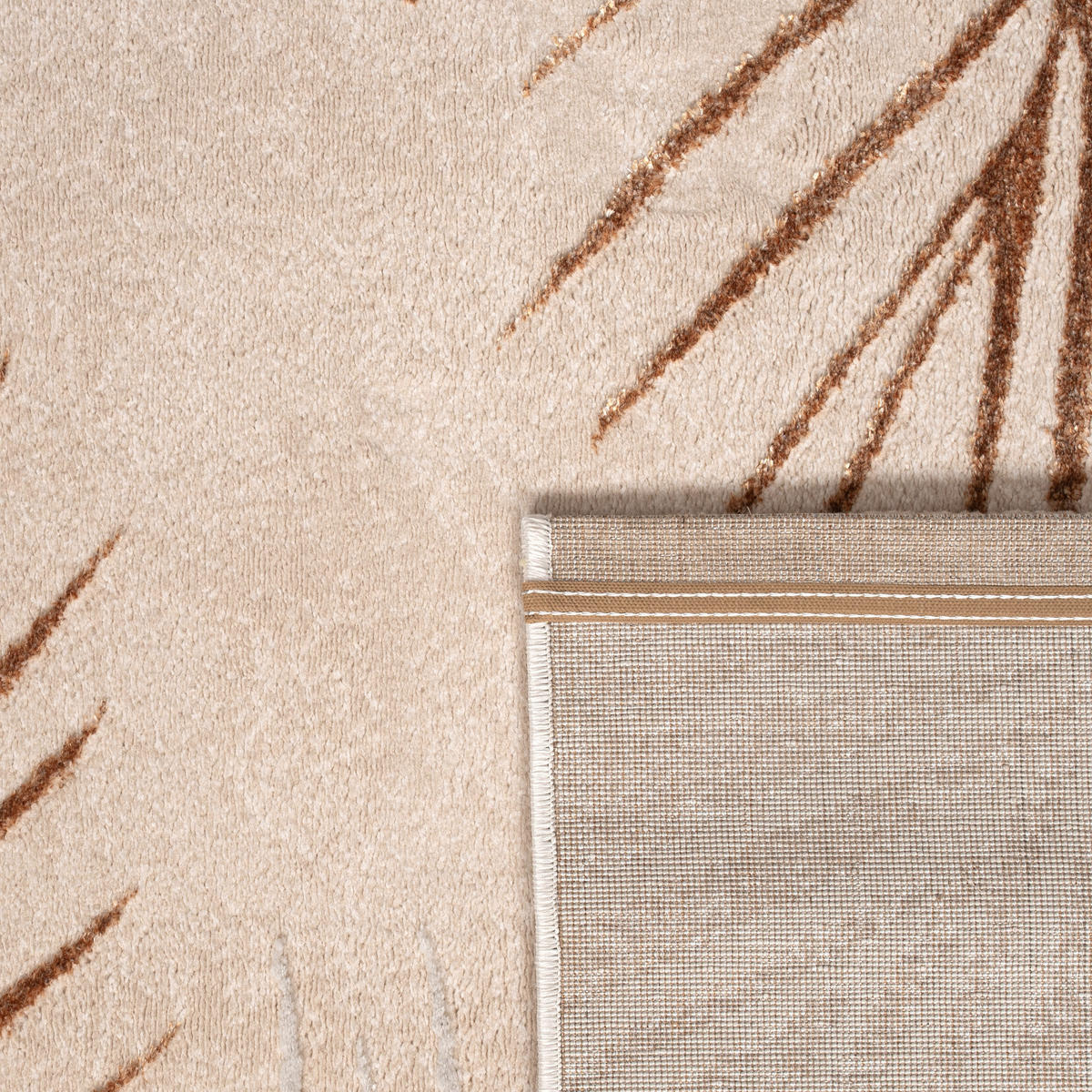 KURZFLORTEPPICH 120/160 cm Tuana 218 - Beige, Textil (120/160cm) - Paco Home