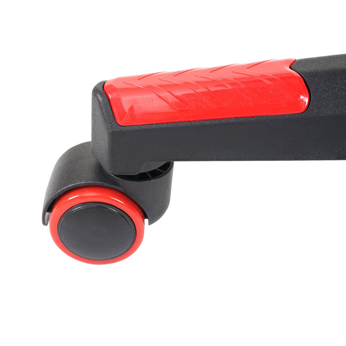 DREHSTUHL HxBxT 136x67x69cm Sitzhöhe 46cm Kunstleder Schwarz/Rot - Schwarz, Kunststoff (67/136/69cm) - PROREGAL