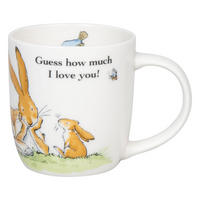 KAFFEEBECHER Guess how much I love you! - Naturfarben, Keramik (0.2L) - Könitz