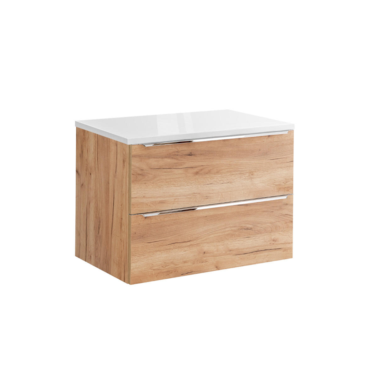 WASCHTISCHUNTERSCHRANK 80.4cm April Holz - Braun, Holzwerkstoff (80.4/59/46cm) - Petits-meubles