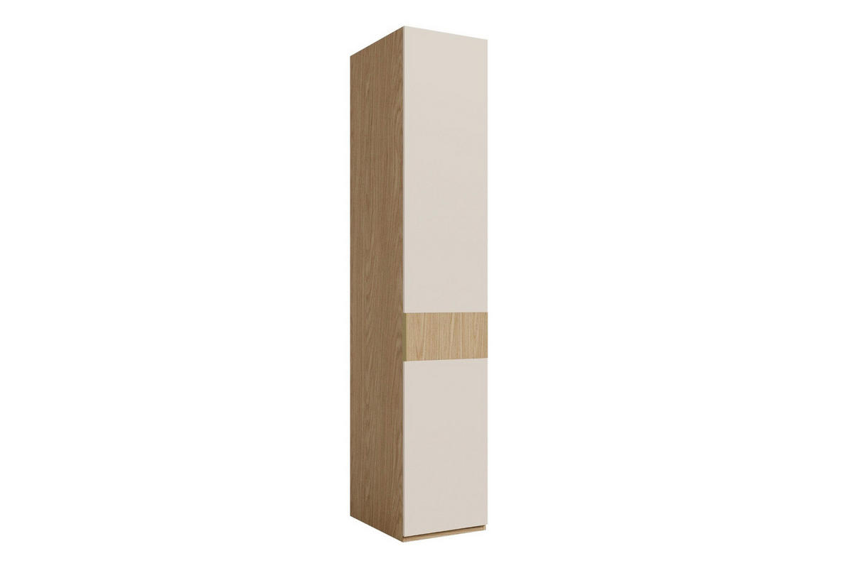 KLEIDERSCHRANK SUN 45/237/60 cm in Frühlingseiche/Macadamia | Links - Eichefarben, Holzwerkstoff (45/237/60cm) - Deine Möbel 24
