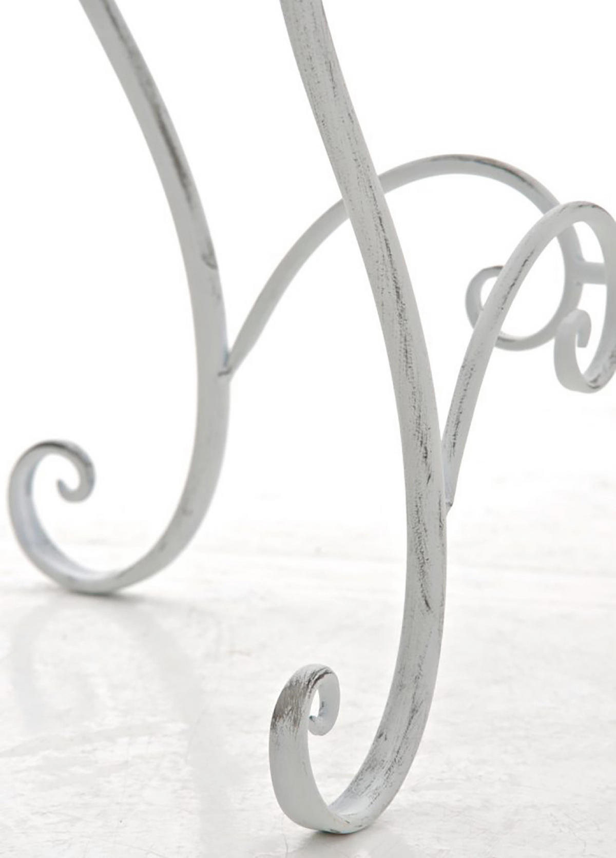 GARTENTISCH Indi antik weiß - Creme, Metall (72/70/70cm) - TPFGarden