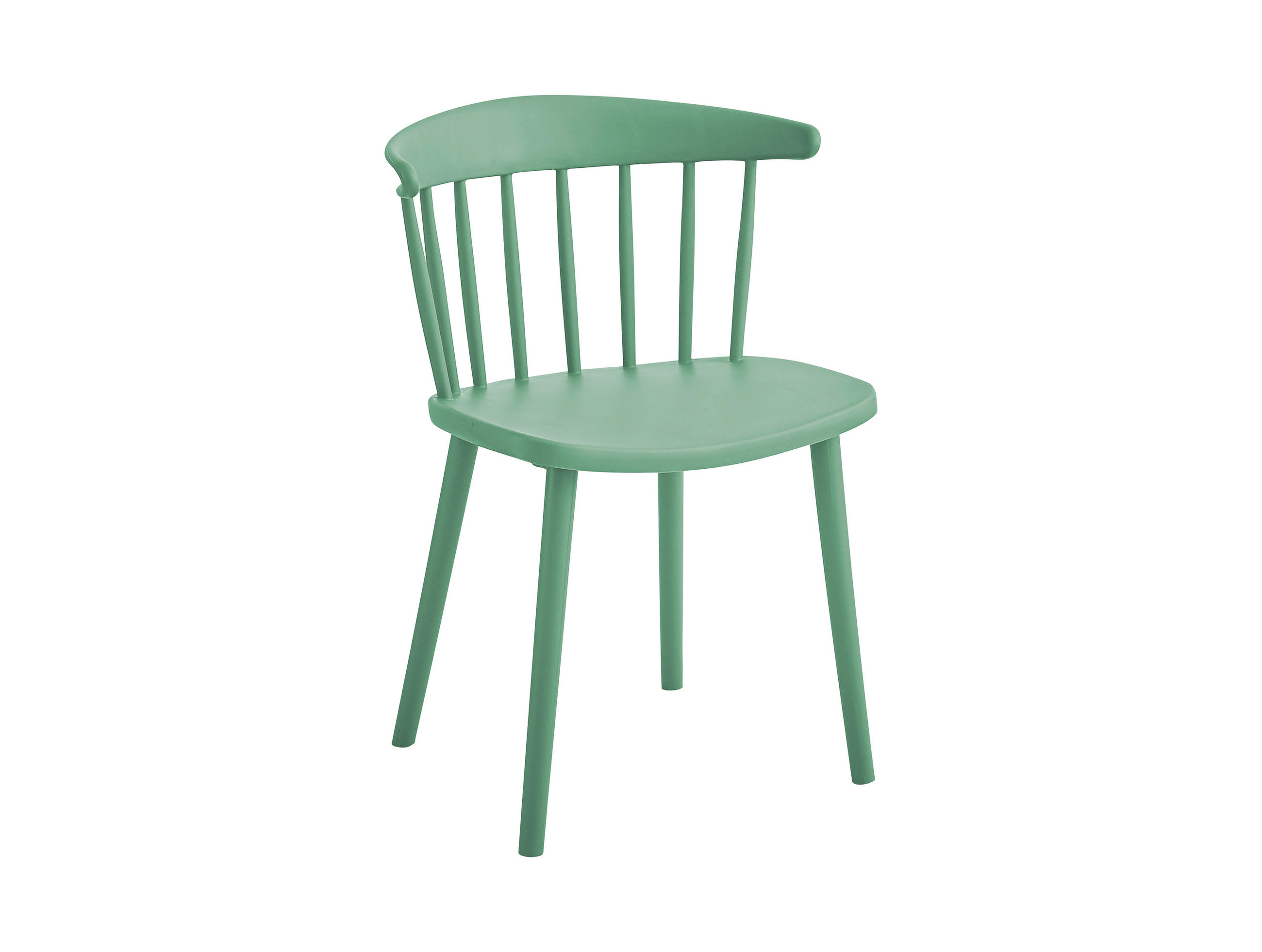 CHAIRS Viejo - Grün - 57/44/75 cm - Grün, Kunststoff (44/75/57cm) - Leitmotiv