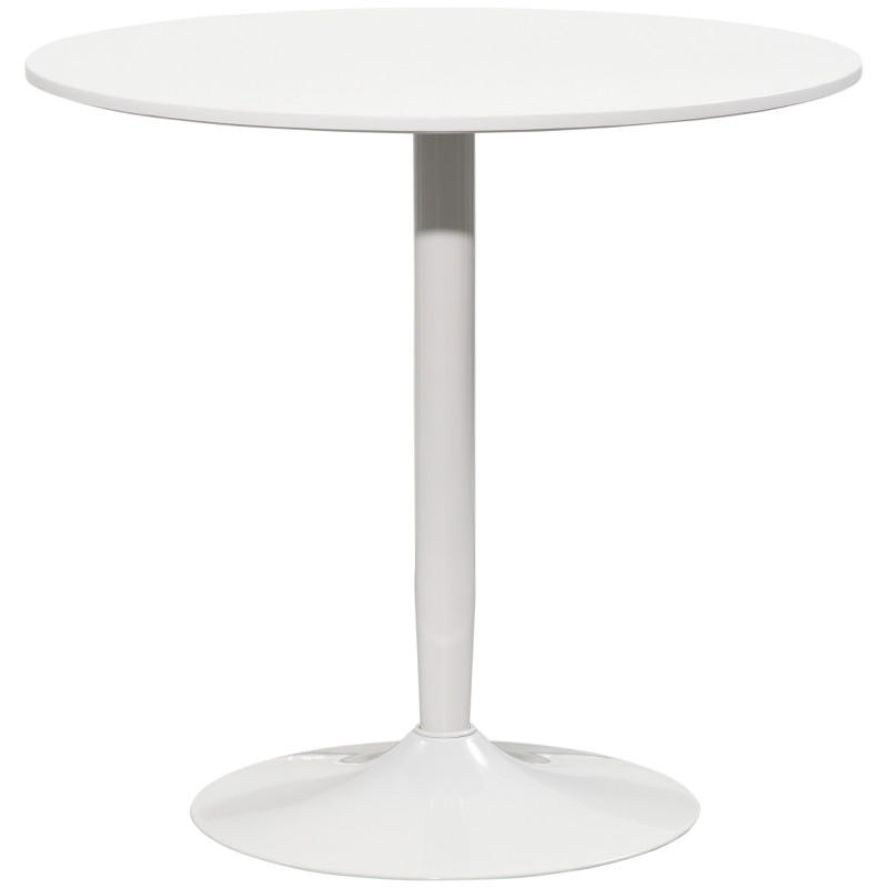 BARTISCH Ø80/75 cm für 2 Personen DE-39917 Weiß - Weiß, Holzwerkstoff (80/80/75cm) - ComfortXL
