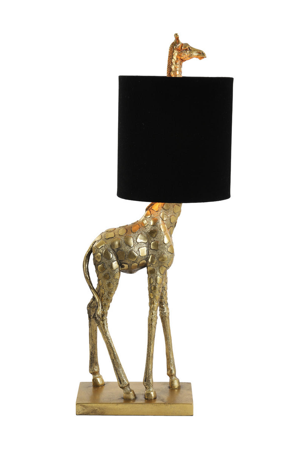 TISCHLAMPE Giraffe Bronze Ø28/68 cm - Bronzefarben, Kunststoff (28/20/68cm) - Light & Living