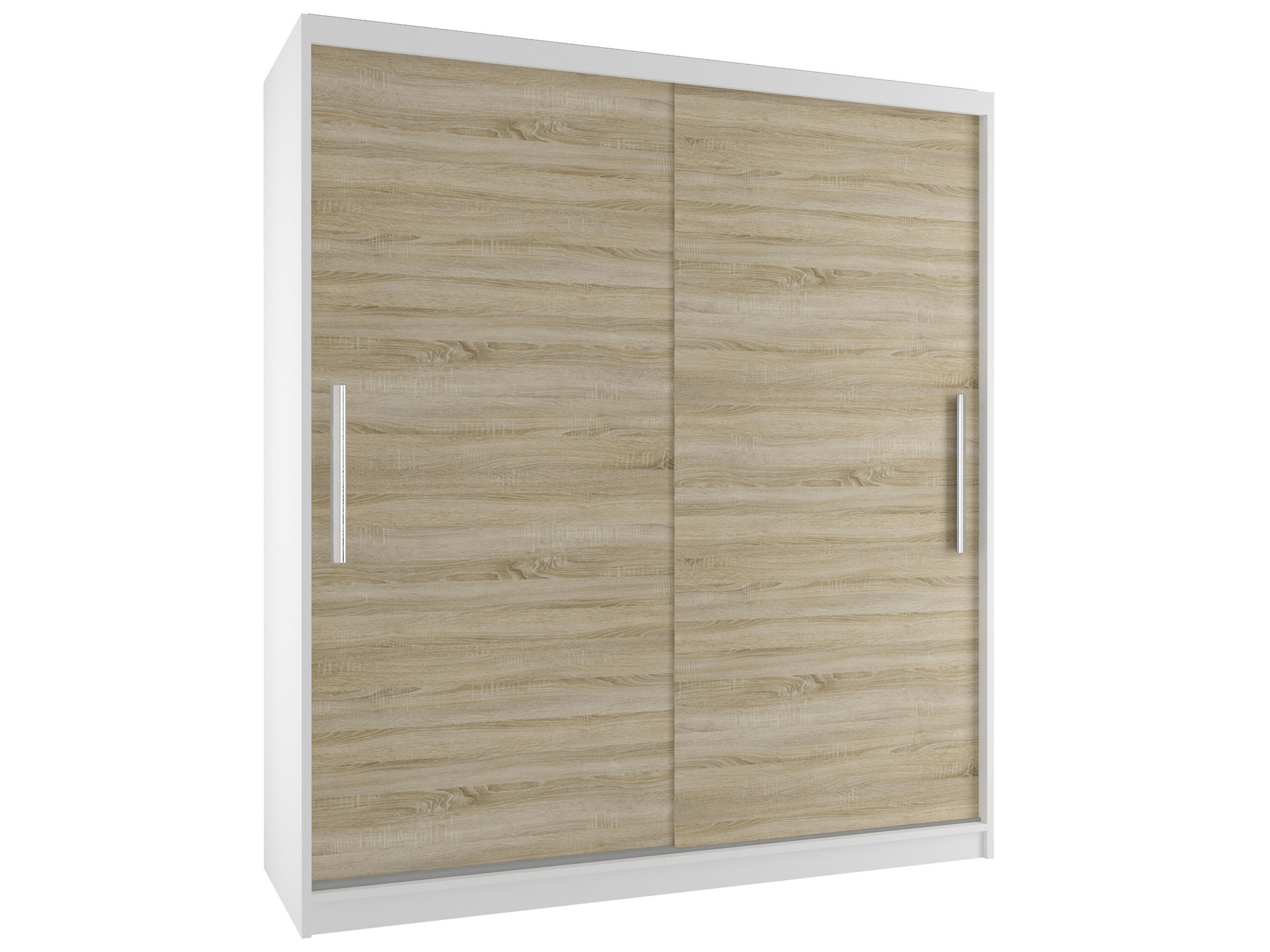 B BELINI GROUP POSUVNÁ SKŘÍŇ Verona SI, Bílá/Dub Sonoma Mat, 133 cm