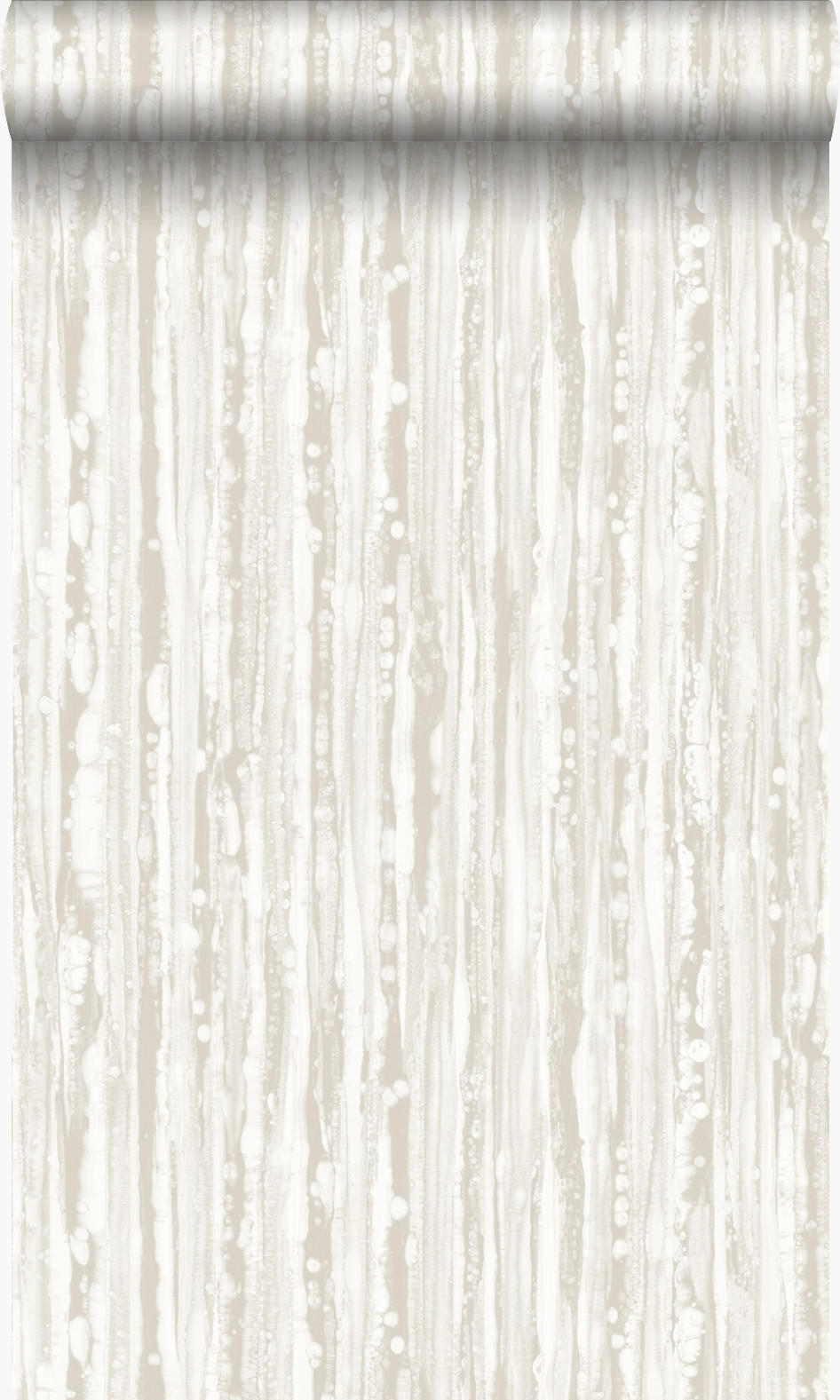 TAPETE Streifen 53 cm x 10.05 m - Weiß, Papier (53/1000cm) - Origin Wallcoverings