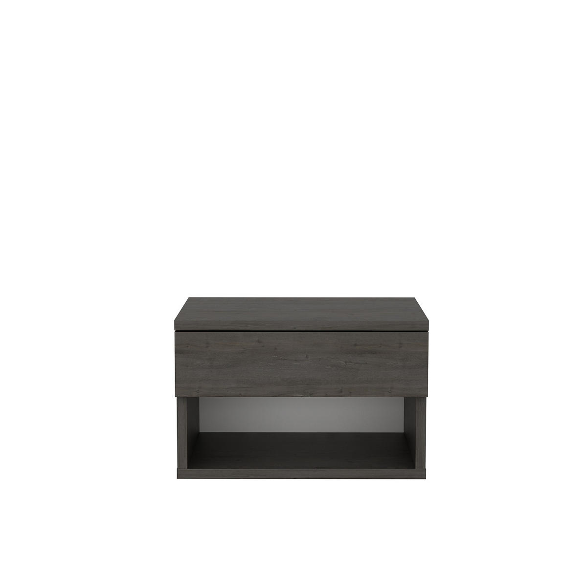 NACHTTISCH Jamot Wenge - Dunkelbraun, Holzwerkstoff (44.5/29/31.7cm) - Decorotika